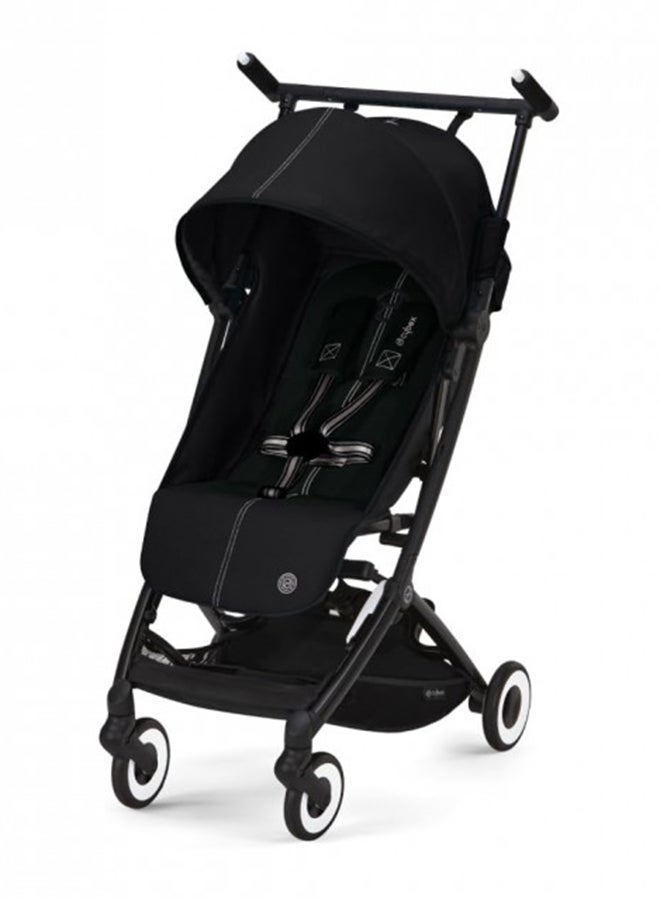 Libelle 2 Ultra Compact And Lightweight Baby Pockit Travel Stroller With Upf 50+ Sun Canopy For Babies And Toddlers - Carry-On Luggage Compliant - Compatible With Car Seats,Moon Black