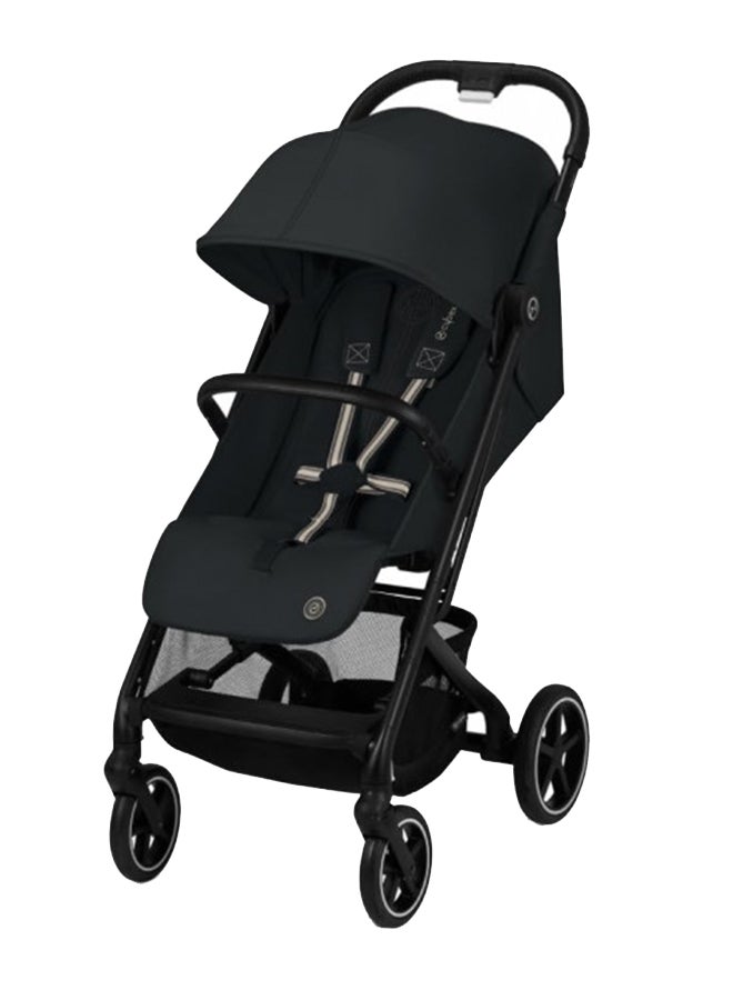 Beezy 2 Compact And Lightweight Travel Stroller - Compatible With Car Seats, Magic Black