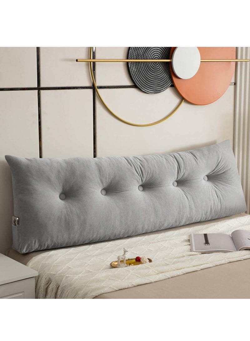 Reading Cushion for Bed and Sofa Wedge Cushion Sofa Lumbar Cushion Bed Cushion Back Cushion Seat Cushion Bed Chair Cushion Headboard Bed Seat Cushion Removable Cover 150 50 20