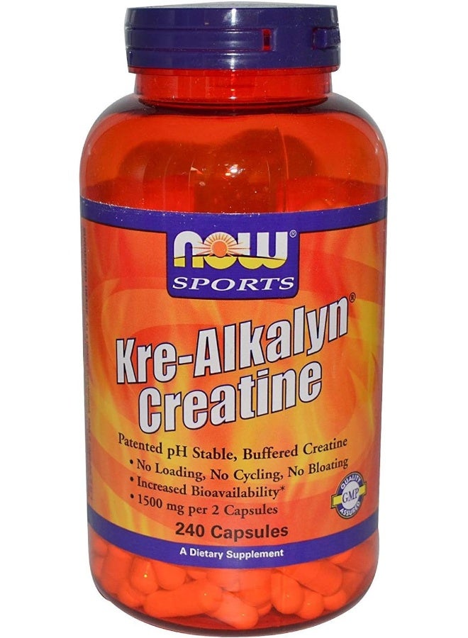 Now Foods Kre-Alkalyn Creatine 240 Capsules