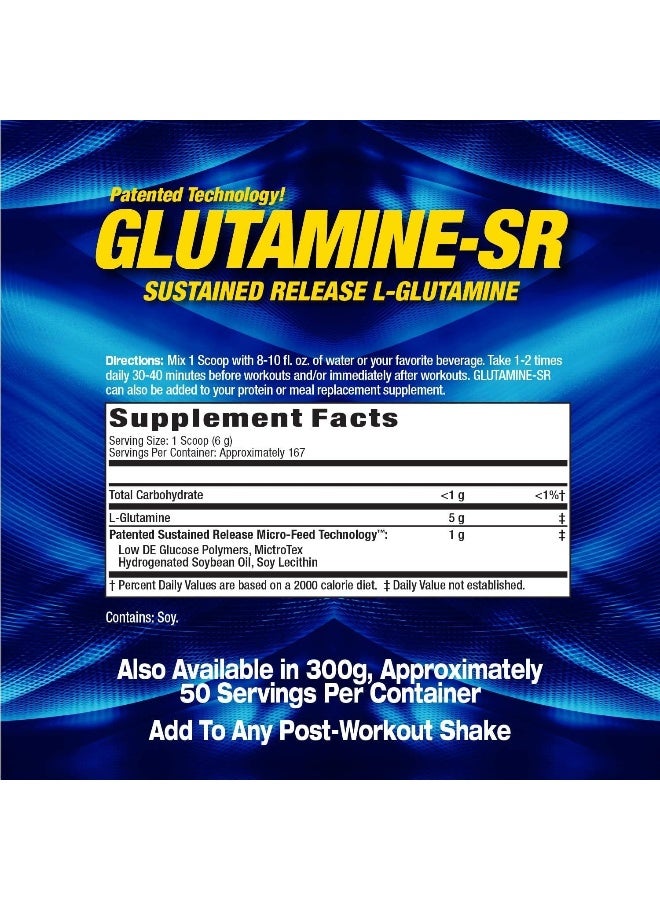 Glutamine Sr Immune Health Muscle Recovery Support Muscle Mass Speed Recovery 160 Servings 2.2 Pound (Pack Of 1)