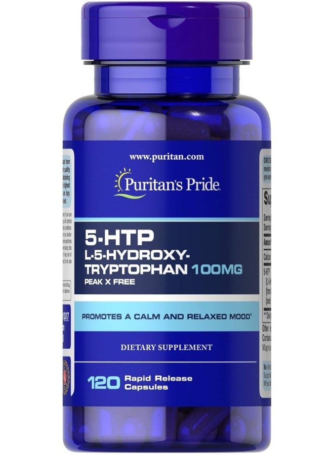 5-Htp 100 Mg (Griffonia Simplicifolia)-120 Capsules