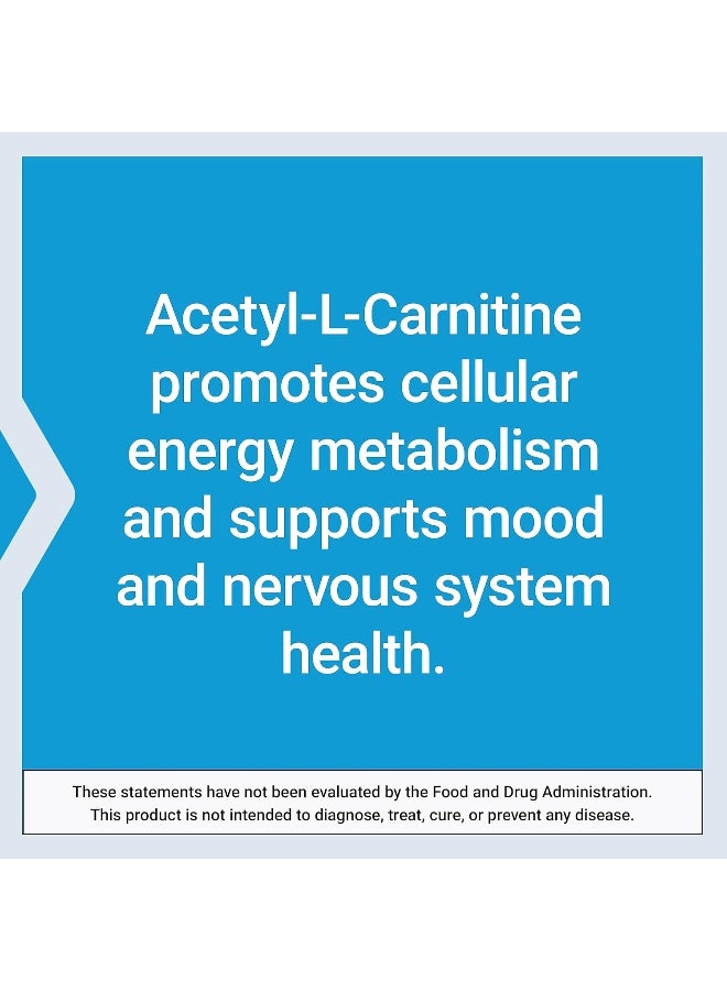 Acetyl-L-Carnitine 500 Mg 100 Capsules