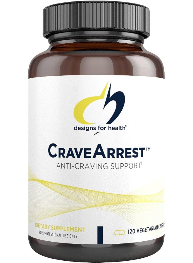 Cravearrest L-Tyrosine Anti-Craving Support Supplement With 5-Htp B6 Rhodiola B12 Designed For Serotonin + Dopamine Support (120 Capsules)