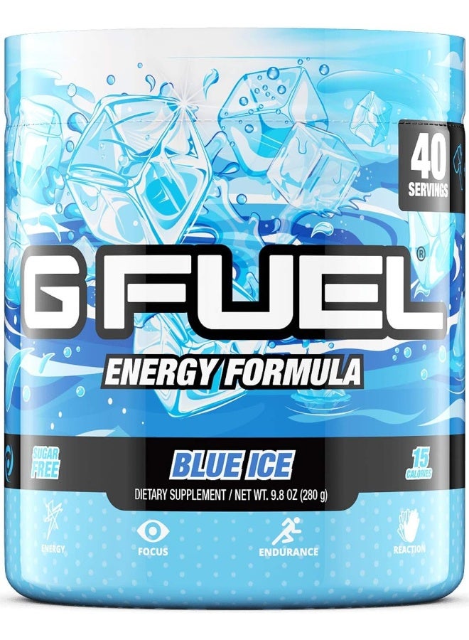 G Fuel Blue Ice Tub (40 Servings) Elite Energy And Endurance Formula