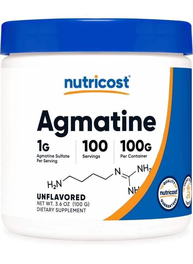 Agmatine Pure Agmatine 100 Servings Powder