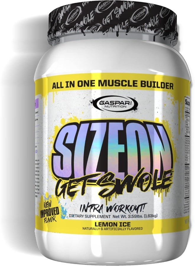 Sizeon The Ultimate Hybrid Intra-Workout Amino Acid & Creatine Formula Increased Muscle Volume & Muscle Recovery 3.59 Pound (Lemon Ice)