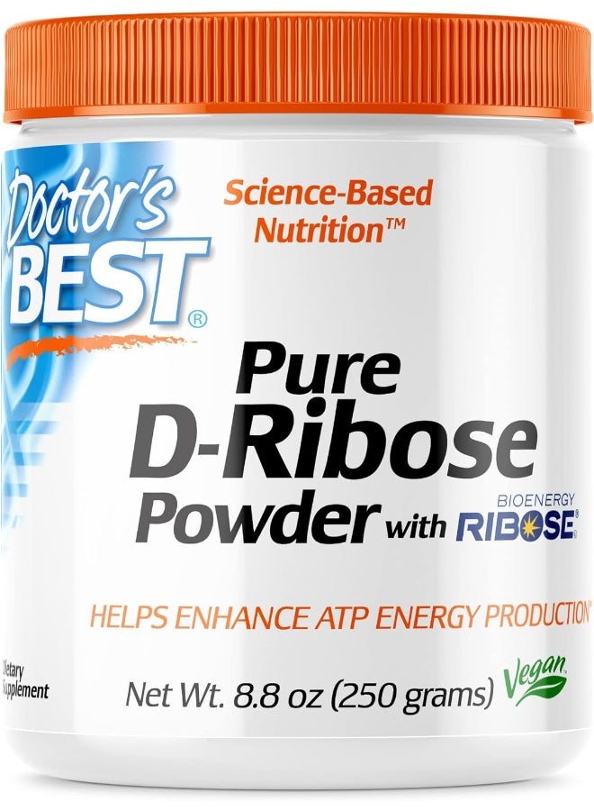 Non-Gmo Vegan Gluten-Free Energy Enhancement D-Ribose With Bioenergy Ribose 250G