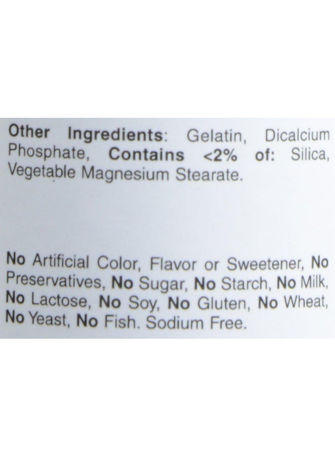 Nature's Bounty St. John's Wort Pills and Herbal Health Supplement, 300mg, 100 Capsules, Gelatin, Dicalcium Phosphate, Silica, Vegetable Magnesium Stearate