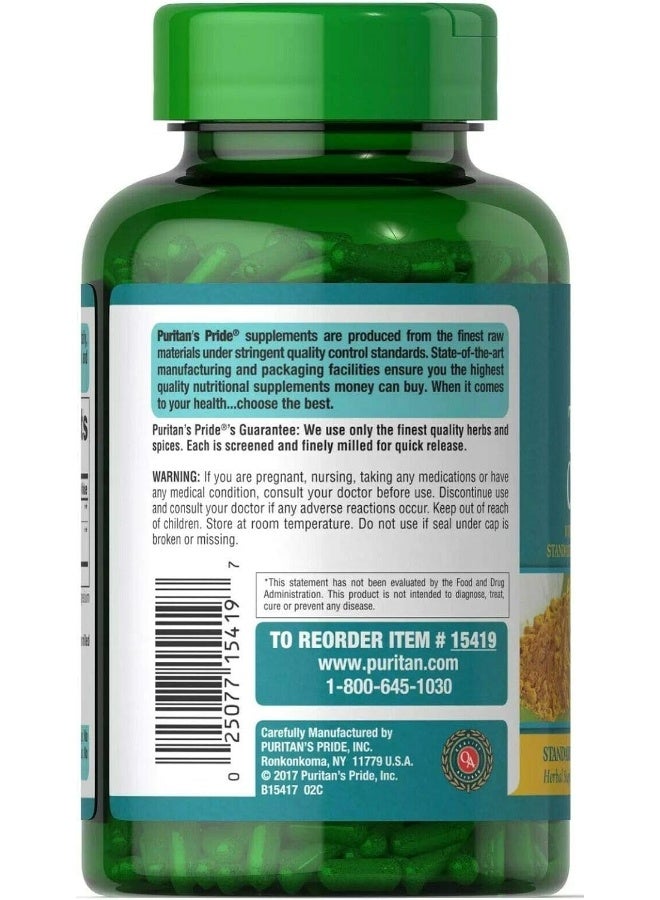 Turmeric Curcumin 500 Mg-180 Capsules