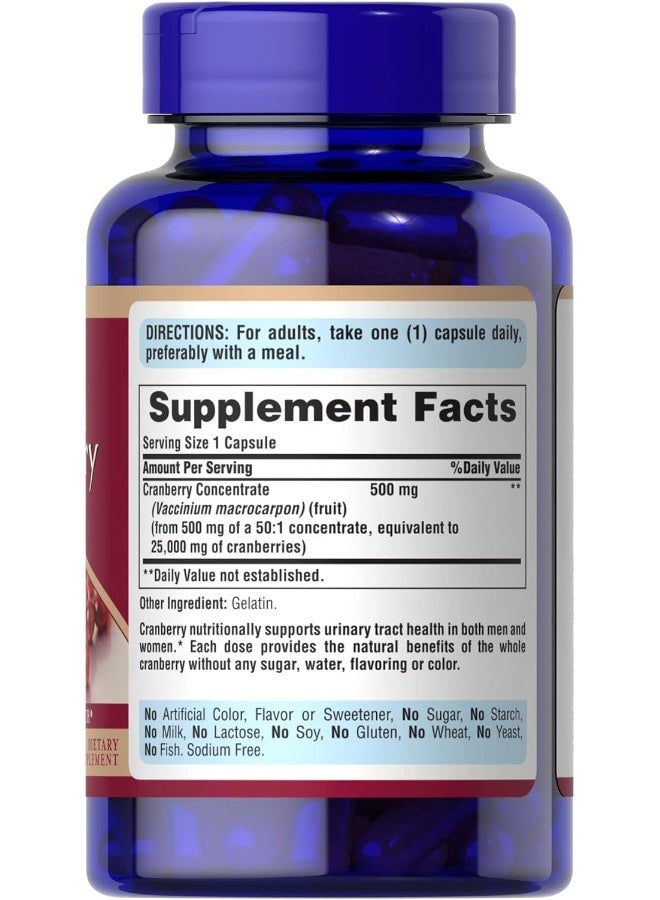 One A Day Cranberry Promotes Urinary Health By Cleansing The Urinary Tract 120 Ct