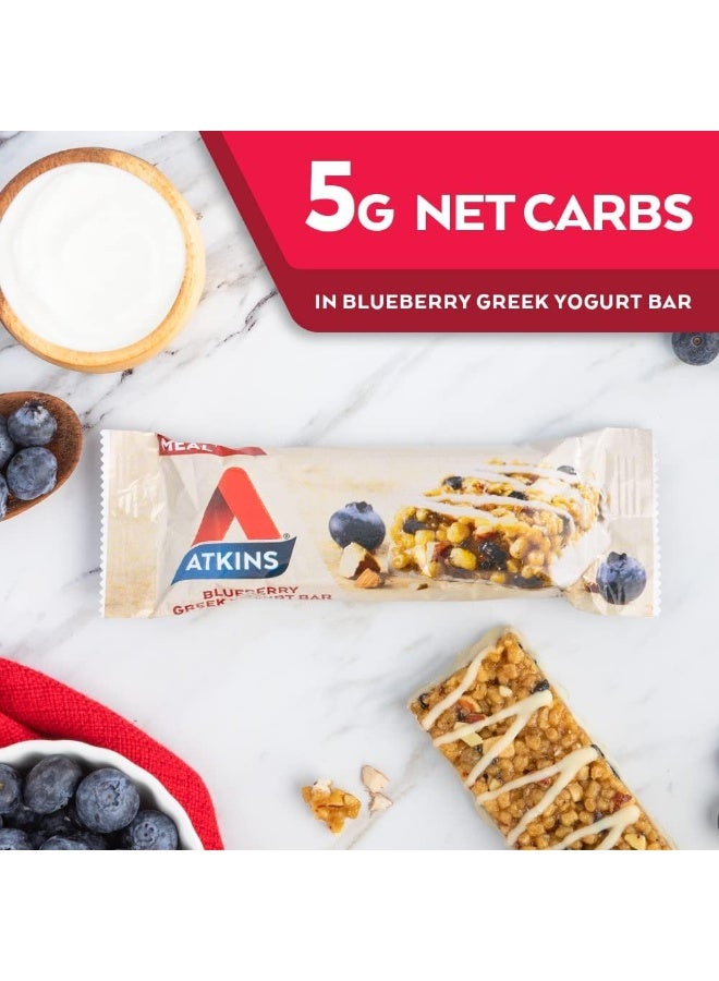 Greek Yogurt Bar Blueberry 5 Bars 1.69Oz (48G) Each