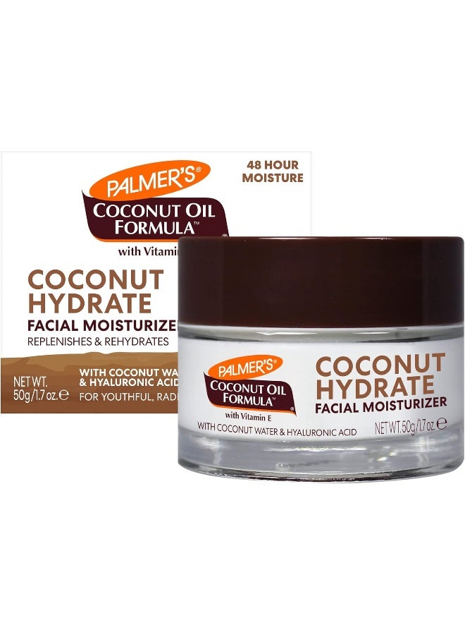 Coconut Oil Formula Coconut Water Facial Moisturizer