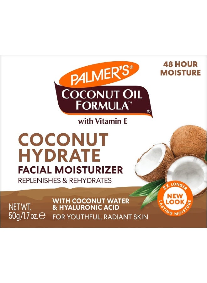 Coconut Oil Formula Coconut Water Facial Moisturizer