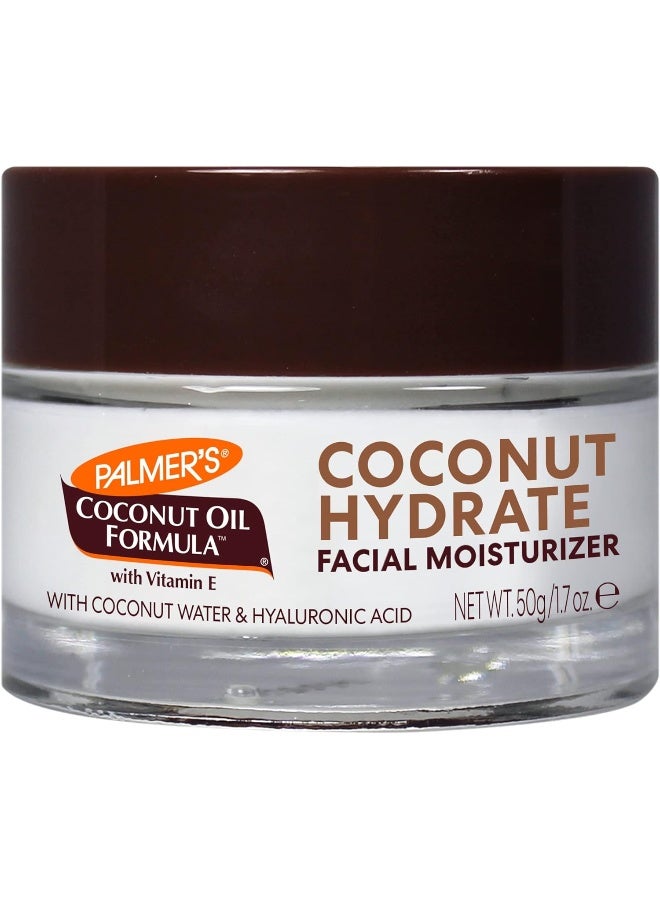 Coconut Oil Formula Coconut Water Facial Moisturizer