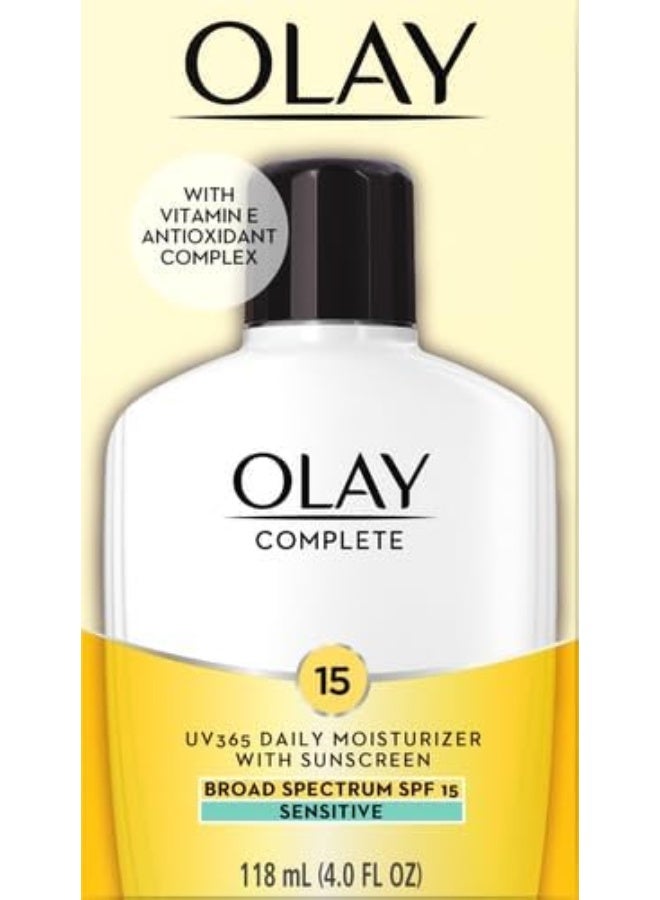 Complete All Day Uv Moisturizer With Vitamin E And Aloe Spf 15, 4 Oz