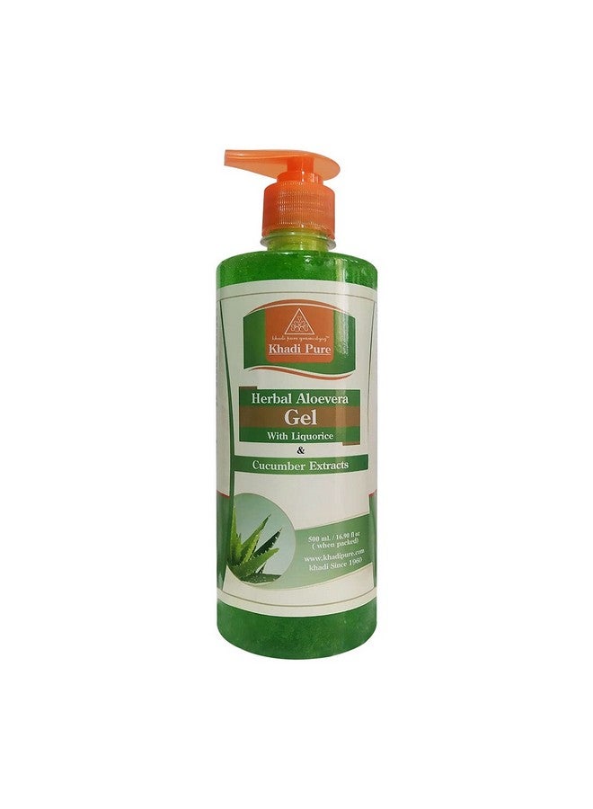 Herbal Aloe Vera Gel With Liquorice & Cucumber Extracts 500 G