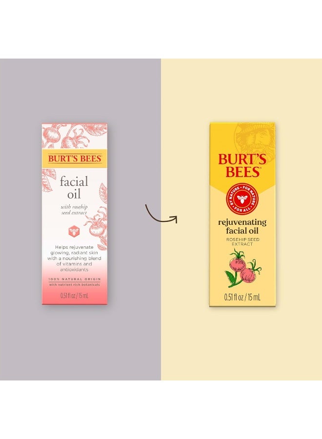 Burts Bees Complete Nourishment Facial Oil For Women - 0.51 Oz Oil