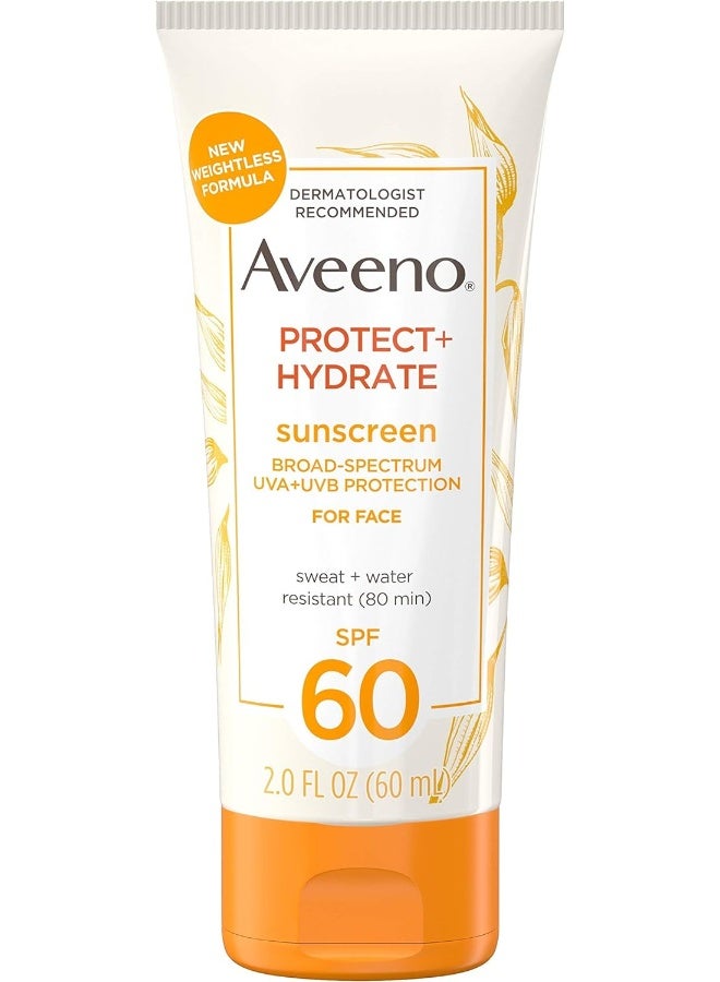 Protect And Hydrate Moisturizing Face Sunscreen Lotion Spf 60