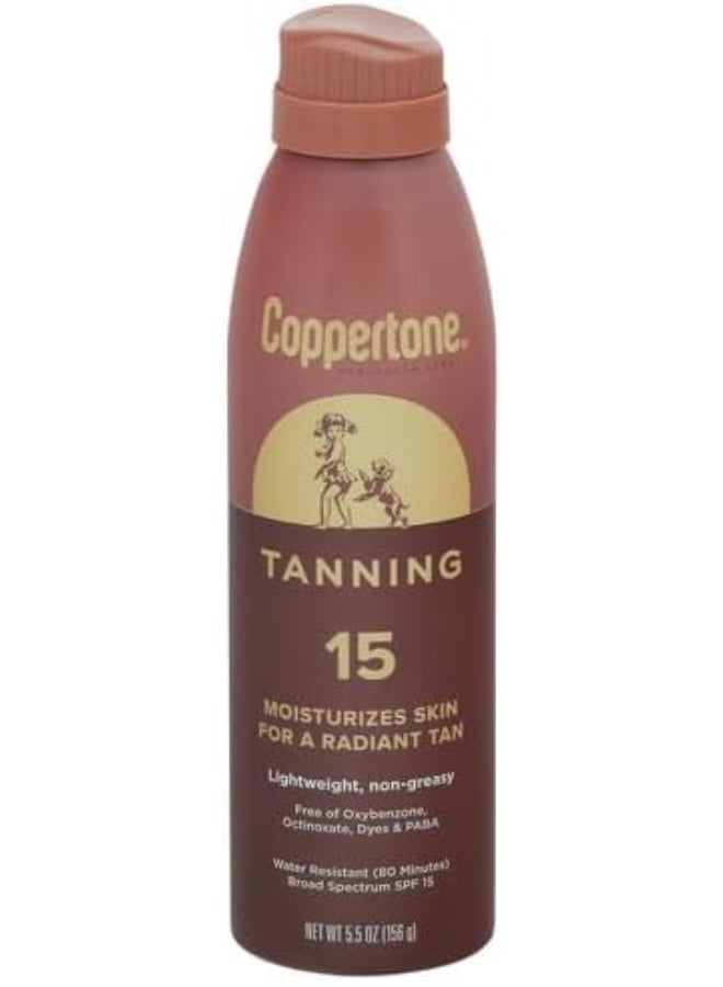 Tanning Dry Oil Sunscreen Continuous Spray Spf 15 (5.5 Ounce)