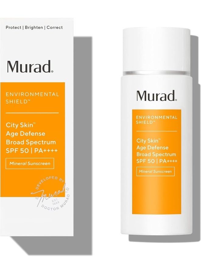 City Skin Age Defense Broad Spectrum Spf 50 Pa++++ Sunscreen