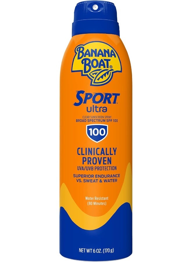 Ultra Sport Sunscreen Spray, New Formula, 6 Ounces