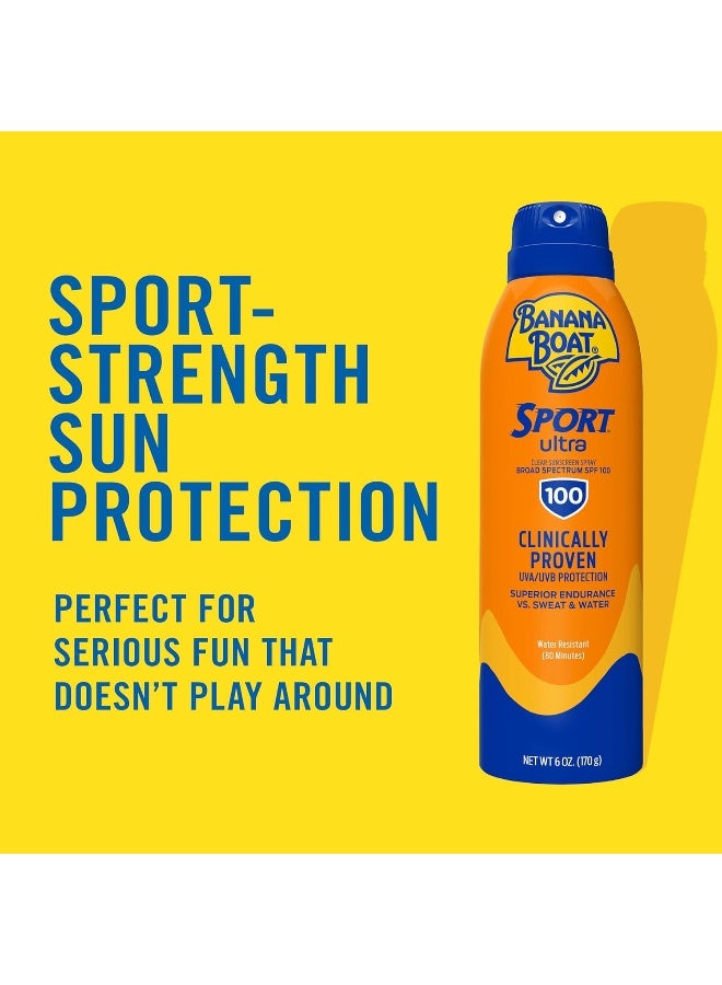 Ultra Sport Sunscreen Spray, New Formula, 6 Ounces