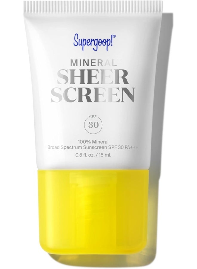 Mineral Sheerscreen Spf 30 Pa+++, 0.5 Fl Oz