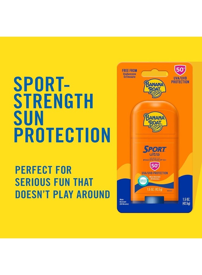 Ultra Sport Sunscreen Stick, Spf 50+, 1.5 Oz