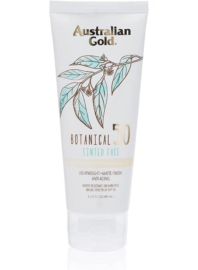 Broad Spectrum, Water Resistant Tinted Mineral Liquid Botanical Sunscreen