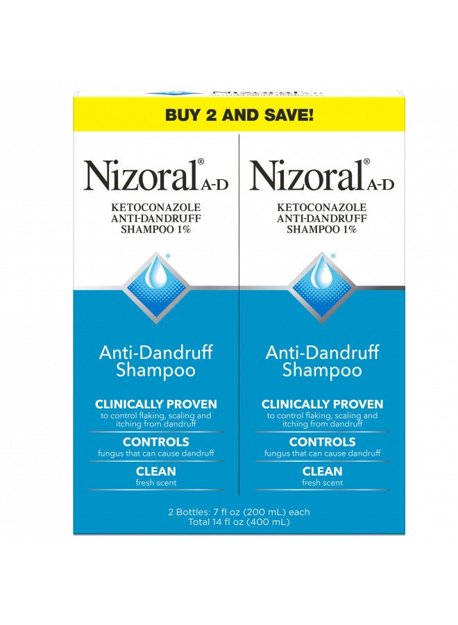 Anti-Dandruff Shampoo Fresh Scent 14 Fl Oz (7 Oz. Each, Pack Of 2)