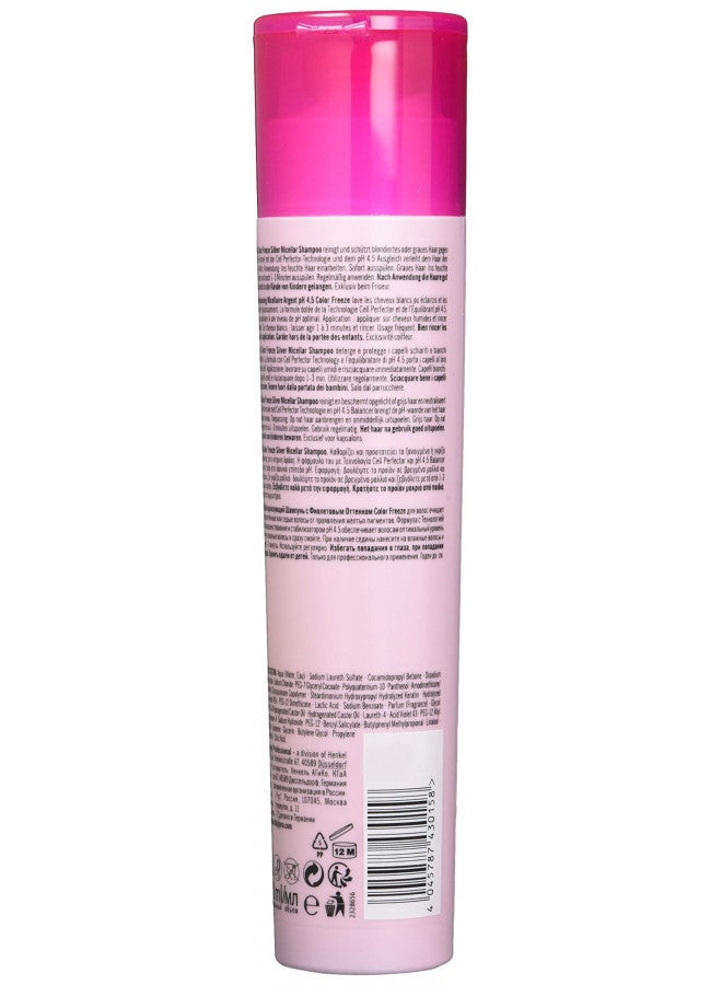 Bc Bonacure Ph 4.5 Color Freeze Silver Micellar Shampoo 8.5 Ounce / 250 Milliliters