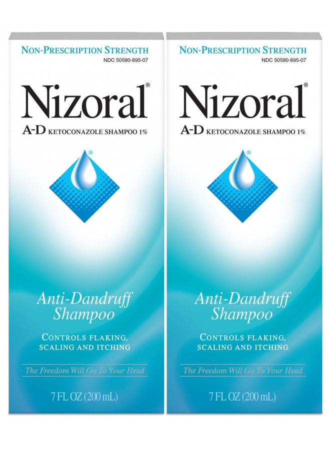 A- D Anti-Dandruff Shampoo Value Pack, Blue, Fresh, 7 Fl Oz (Pack Of 2)