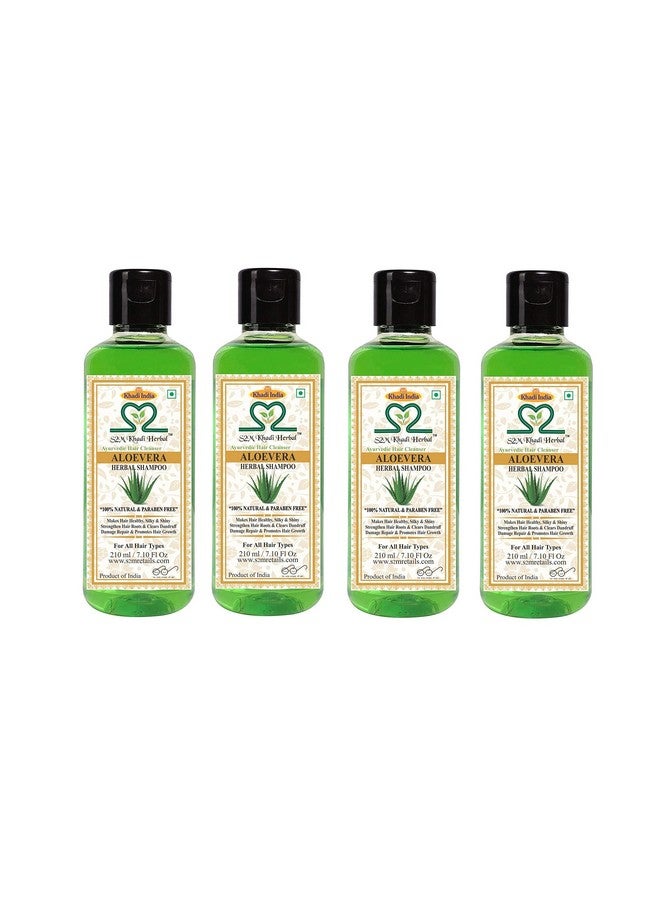 Ayurvedic Aloevera Shampoo 210 Ml (Pack Of 4)