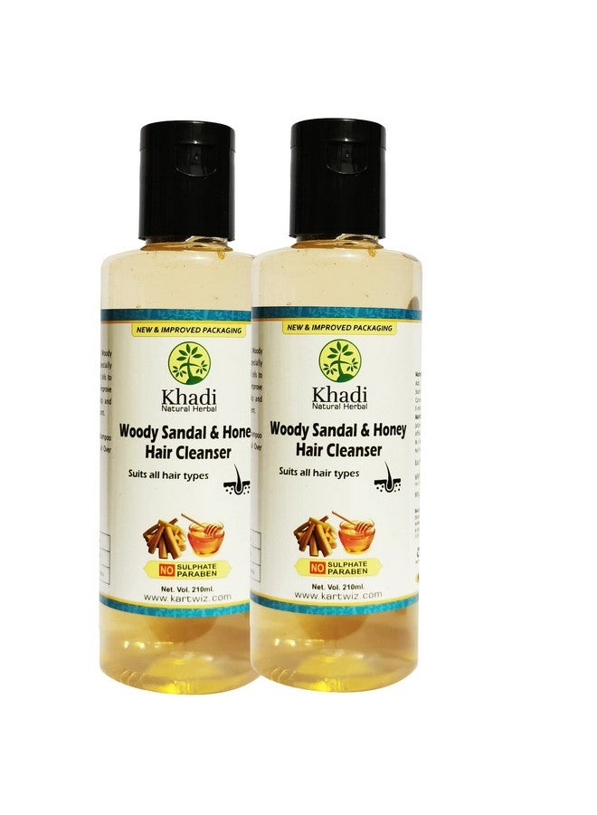 Herbigiri Herbal Premium Choice Woody Sandal Shampoo, 210Ml Set Of 2