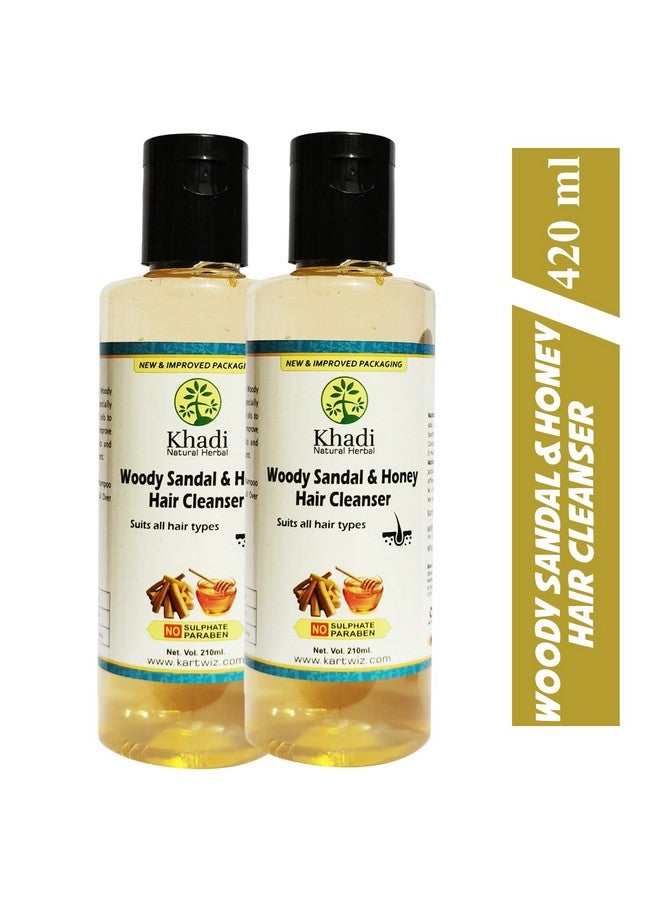 Herbigiri Herbal Premium Choice Woody Sandal Shampoo, 210Ml Set Of 2