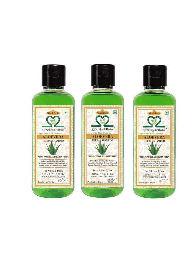 Ayurvedic Aloevera Shampoo 210 Ml (Pack Of 3)