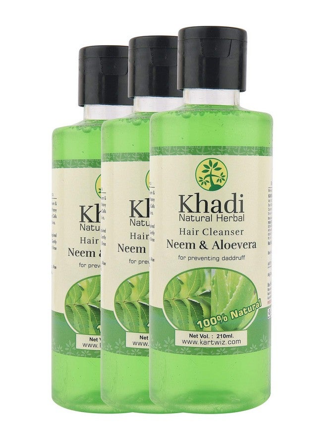 Herbigiri Herbal Neem & Aloevera Shampoo - 210Ml (Set Of 3)