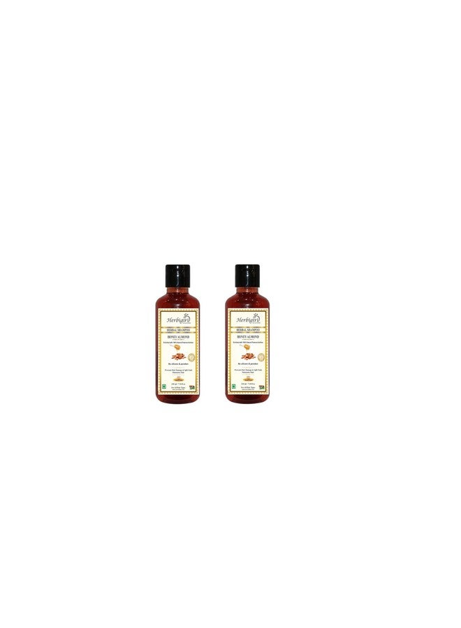 Herbigiri Herbal Honey Almond Shampoo, 210 Ml Pack Of 2