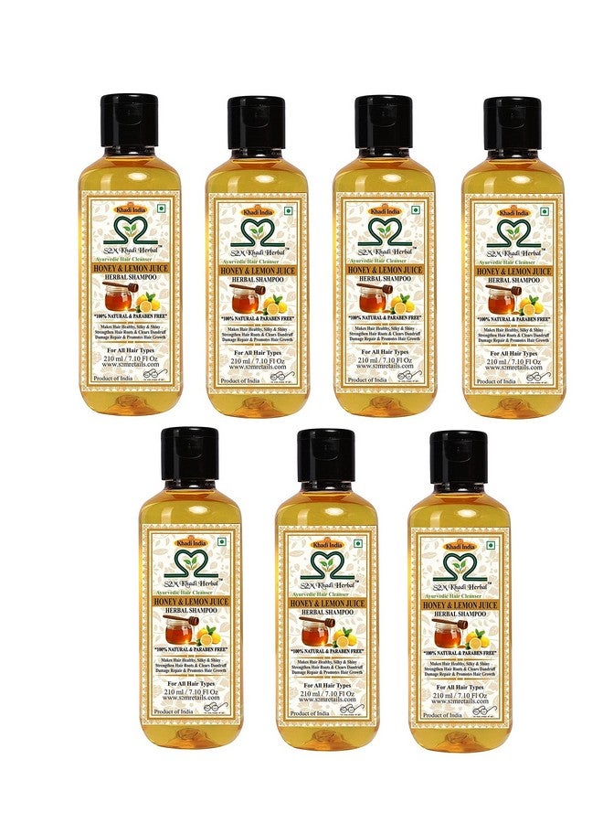 Ayurvedic Honey & Lemon Juice Shampoo 210 Ml (Pack Of 7)