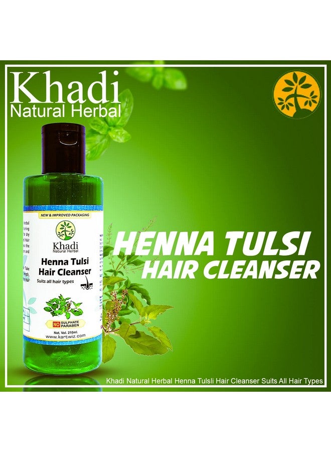 Herbal Heena & Tulsi Shampoo (Sls & Paraben Free) 210 Ml Pack Of 3