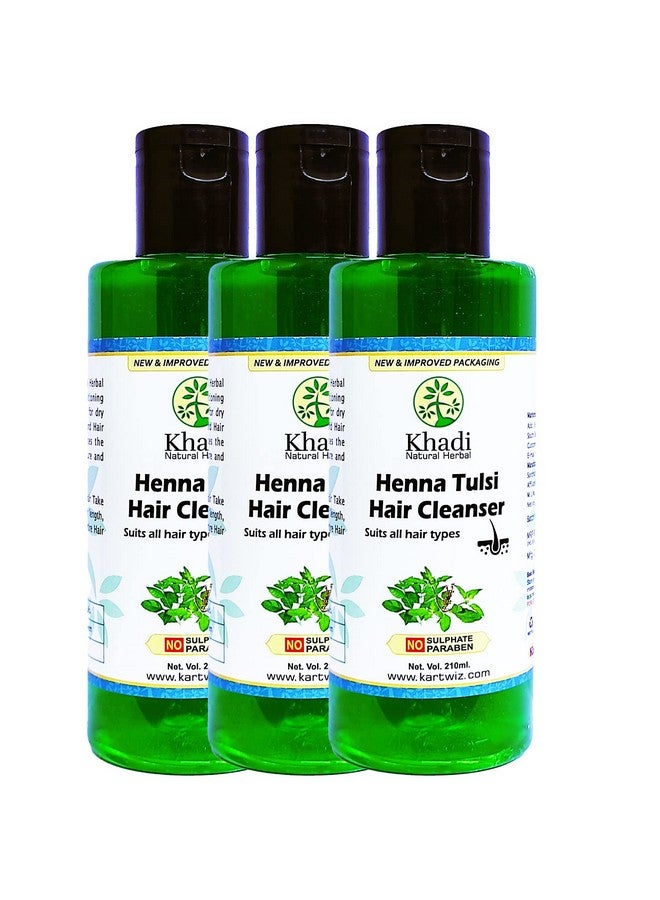 Herbal Heena & Tulsi Shampoo (Sls & Paraben Free) 210 Ml Pack Of 3