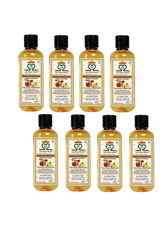 Ayurvedic Honey & Lemon Juice Shampoo 210 Ml (Pack Of 8)