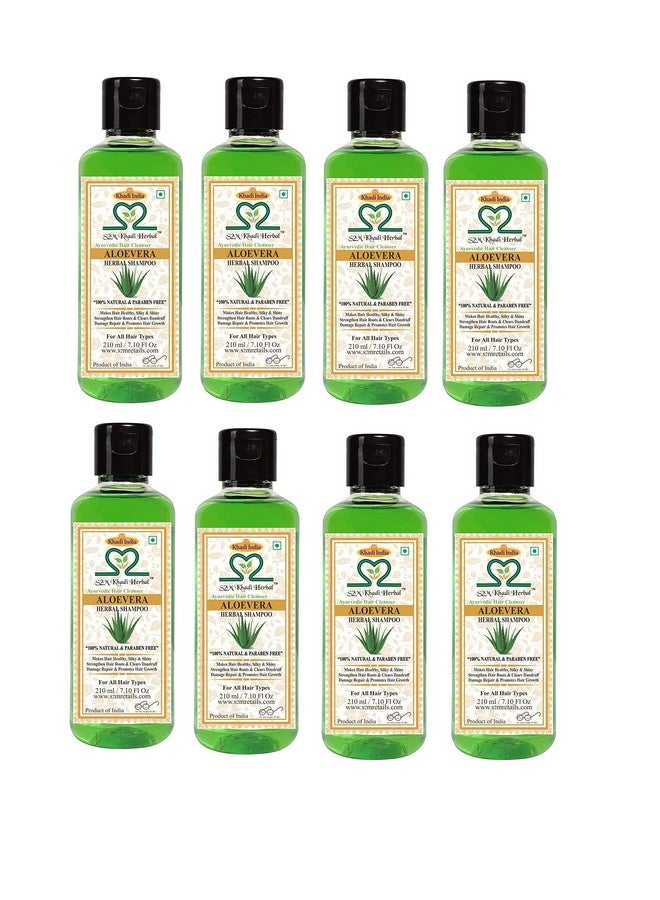 Ayurvedic Aloevera Shampoo 210 Ml (Pack Of 8)