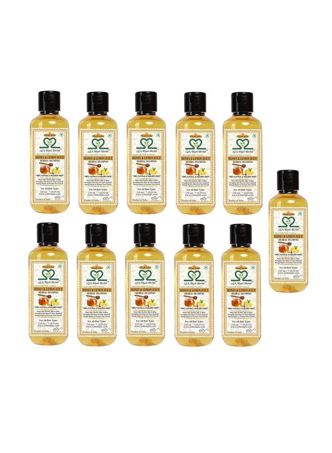 Ayurvedic Honey & Lemon Juice Shampoo 210 Ml (Pack Of 11)