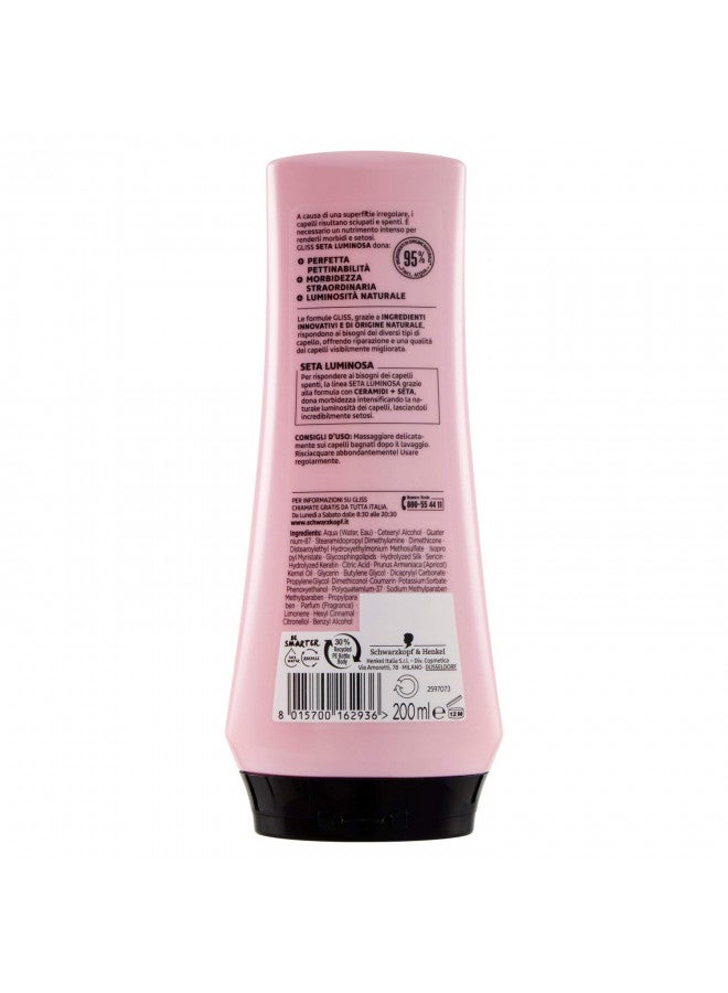 Gliss Conditioner Seta Luminosa Illuminante For Dull Hair 200 Ml