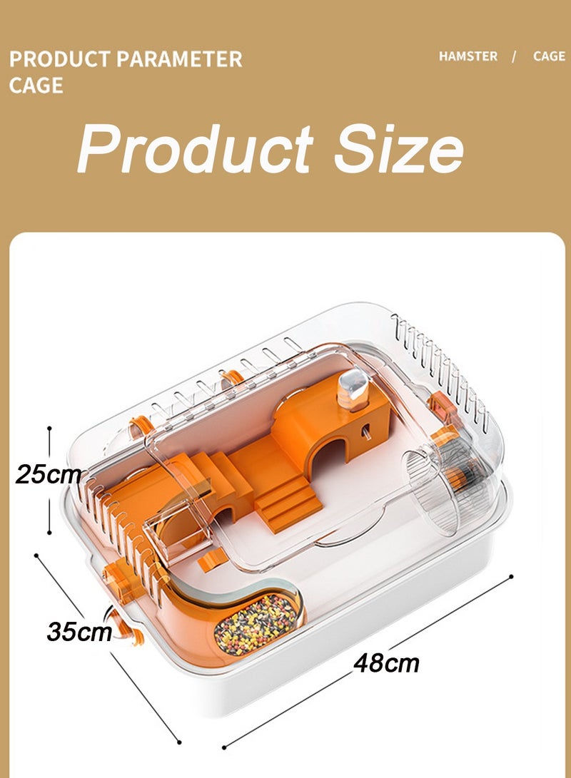 Transparent Hamster Cage Small Animal Cage