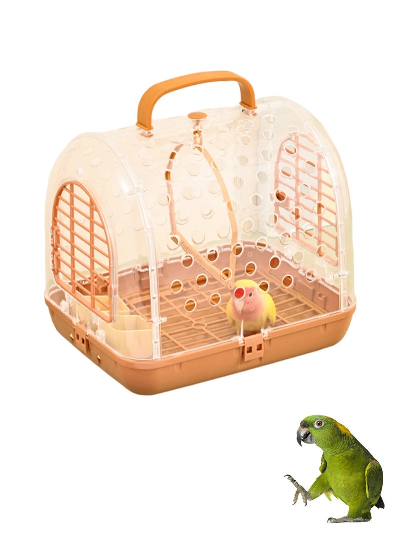 Portable Bird Cage Bird Carrier Bag Bird Travel Cage Walk Birds Portable Takeout Cages Bird Travel Carrier Breathable Lightweight Parrot Bird Cage