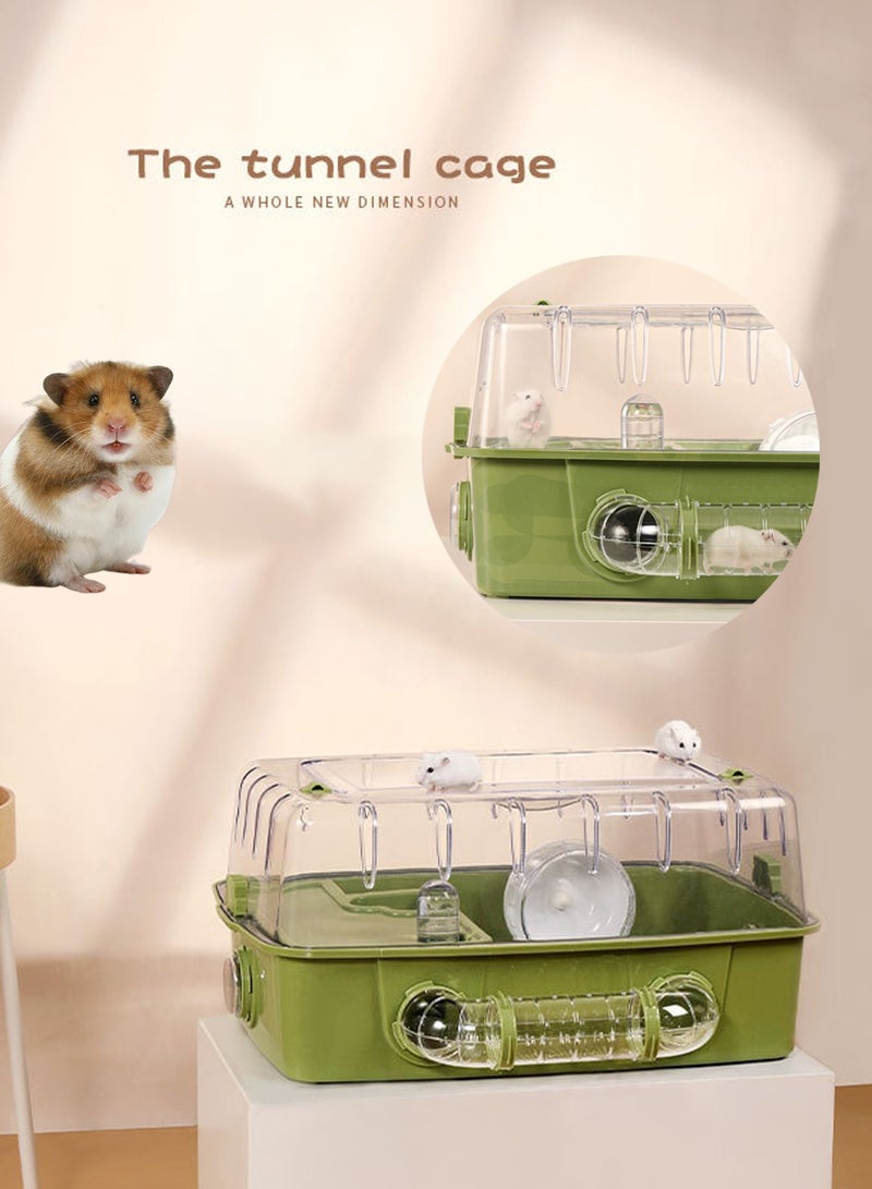 Hamster Cage Small Animal Cage with Portable Carry