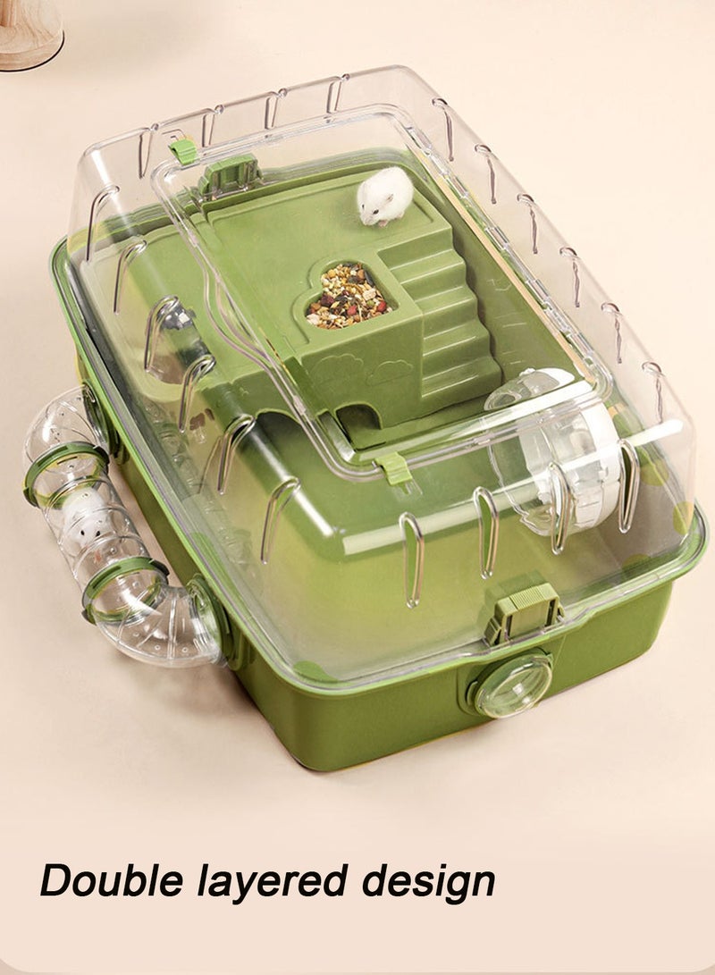 Hamster Cage Small Animal Cage with Portable Carry